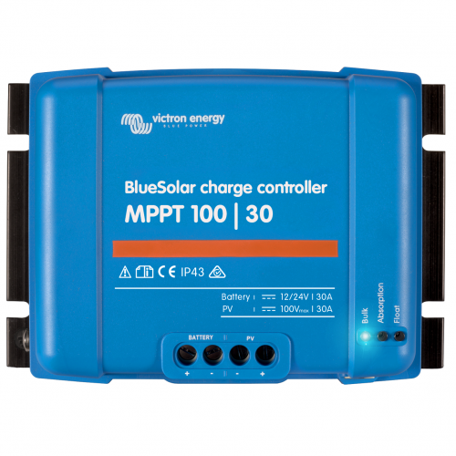 Контроллер заряда BlueSolar MPPT 100/30 (30A, 12/24V, IP65, MPPT 15-100В) Victron Energy